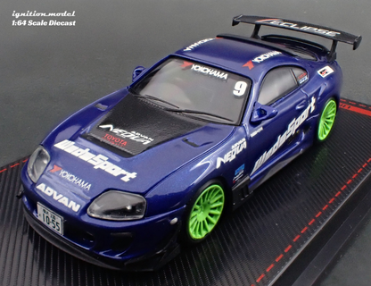 Ignition Model 1:64 Toyota Supra (JZA80) RZ Blue Metallic/Red IG3843/IG3882 [2 Colors]