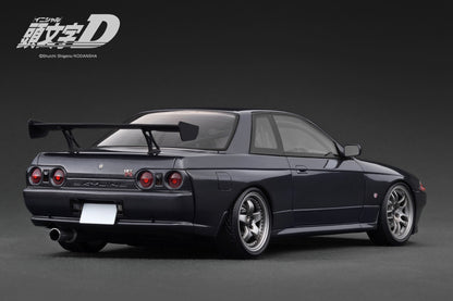 Ignition Model 1:18 INITIAL D Nissan Skyline GT-R  V-Specll (BNR32) Black/Gun Gray Metallic IG3544/IG3545 [2 Versions]