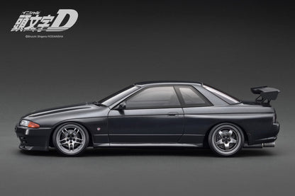 Ignition Model 1:18 INITIAL D Nissan Skyline GT-R  V-Specll (BNR32) Black/Gun Gray Metallic IG3544/IG3545 [2 Versions]