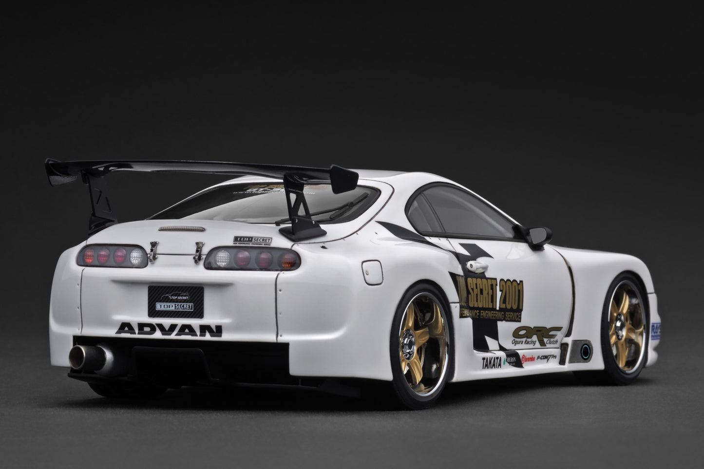 Ignition Model 1:18 TOP SECRET GT300 Supra (A80) Gold/ White IG3743/IG3744 [2 Colors]