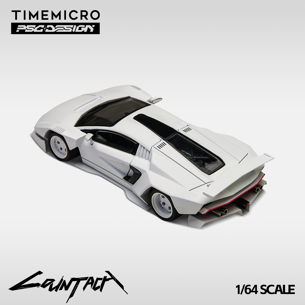 (Preorder) Time Micro × PSC DESIGN 1:64  Countach“V” Ver. Mechanic PSC Diecast Model TM647702