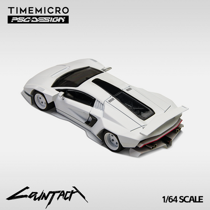 (Preorder) Time Micro × PSC DESIGN 1:64  Countach“V” Ver. Mechanic PSC Diecast Model TM647702