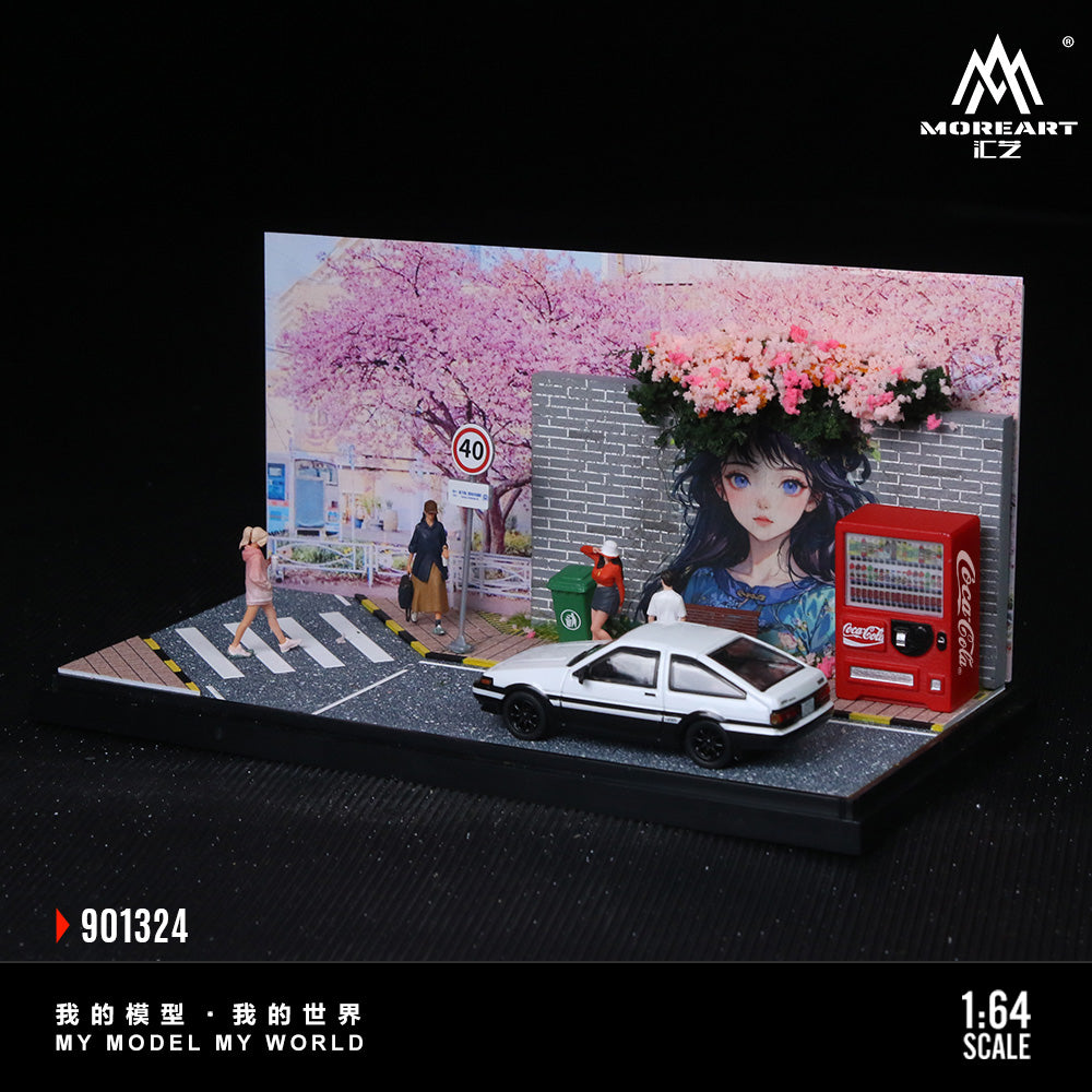 (Preorder) MoreArt 1:64 A Scene of A Popular Check-in Wall MO901324