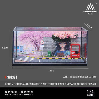 (Preorder) MoreArt 1:64 A Scene of A Popular Check-in Wall MO901324