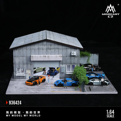 MoreArt 1:64 Factory Building C Diorama MO936424