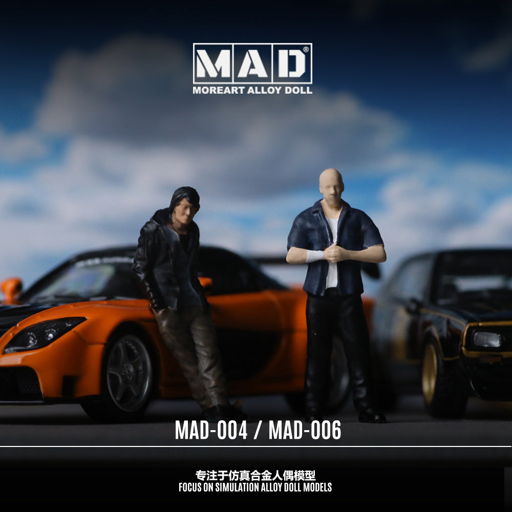 (Preorder) MoreArt 1:64 Fast & Farious Diecast Doll [2 Styles] MAD004/MAD006