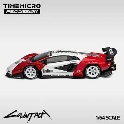 Time Micro x PSC DESIGN 1:64 Countach "V" Marlboro Livery TM647703