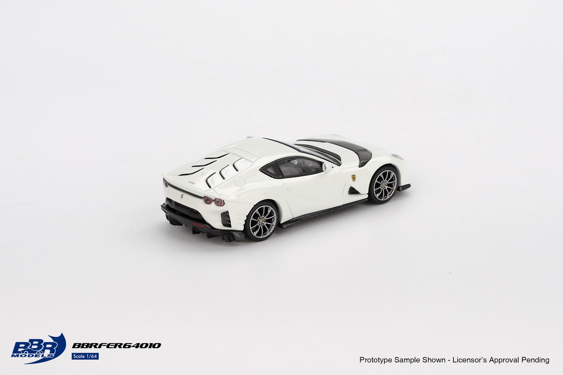 Preorder) BBR Models 1:64 Ferrari 812 Competizione Bianco