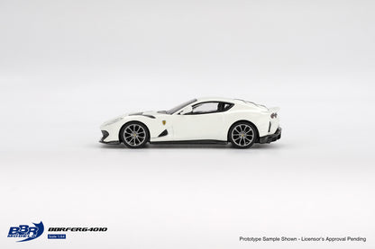 (Preorder) BBR Models 1:64 Ferrari 812 Competizione Bianco Avus BBRFER64010