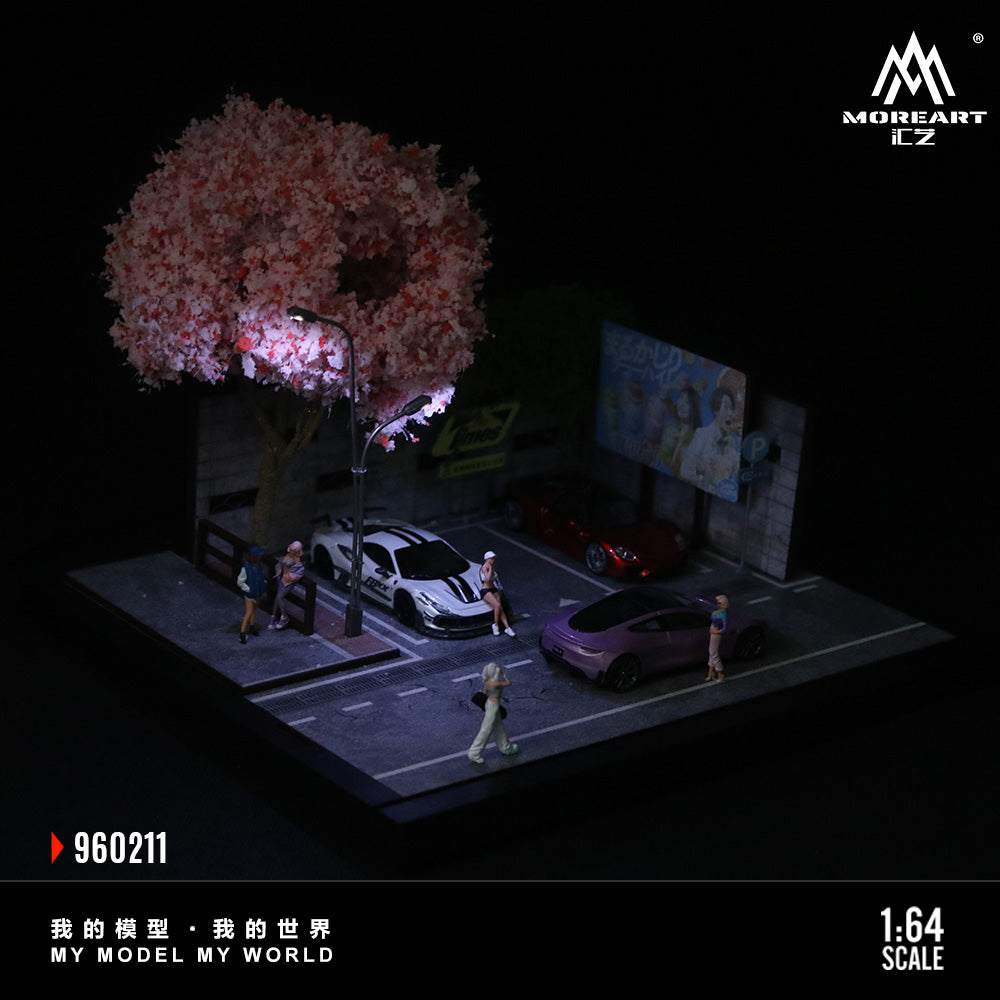 (Preorder) MoreArt 1:64 Street Scene Assembly Series 11 Diorama MO960211