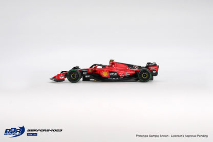 BBR Models 1:64 Ferrari SF23 #55 C. Sainz 2023 Monaco GP BBRFER64023