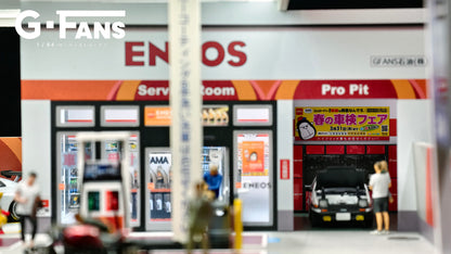 (Preorder) G-Fans 1:64 ENEOS Gas Station Diorama 710038