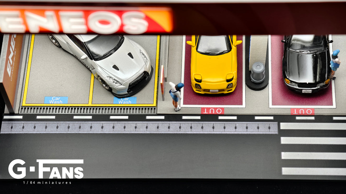 (Preorder) G-Fans 1:64 ENEOS Gas Station Diorama 710038