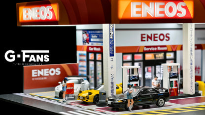 (Preorder) G-Fans 1:64 ENEOS Gas Station Diorama 710038