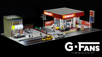 (Preorder) G-Fans 1:64 Initial D Fujiwara Tofu Store Diorama 710039
