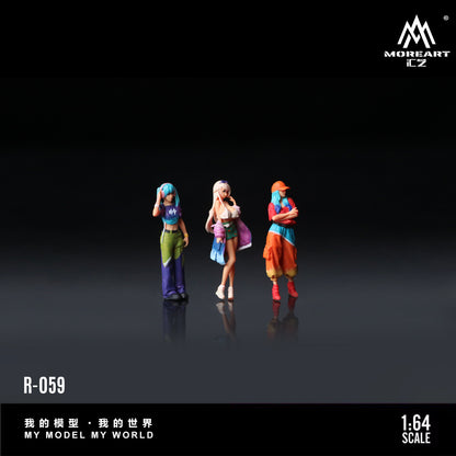 (Preorder) MoreArt 1:64 Trendy Grill Doll Set MO223059