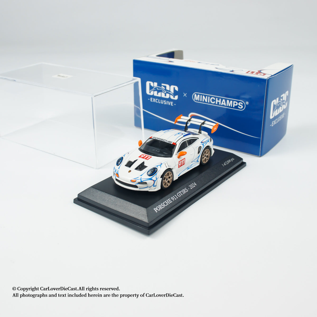 (Preorder) MINICHAMPS 1:64 PORSCHE 911 (992) GT3 RS - CLDC Exclusive [5 Styles]