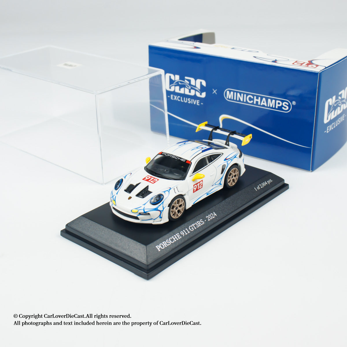 (Preorder) MINICHAMPS 1:64 PORSCHE 911 (992) GT3 RS - CLDC Exclusive [5 Styles]