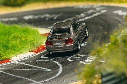 (Preorder) Tarmac Works 1:64 Mitsubishi Lancer GSR Evolution IV Silver T64G-076-SL