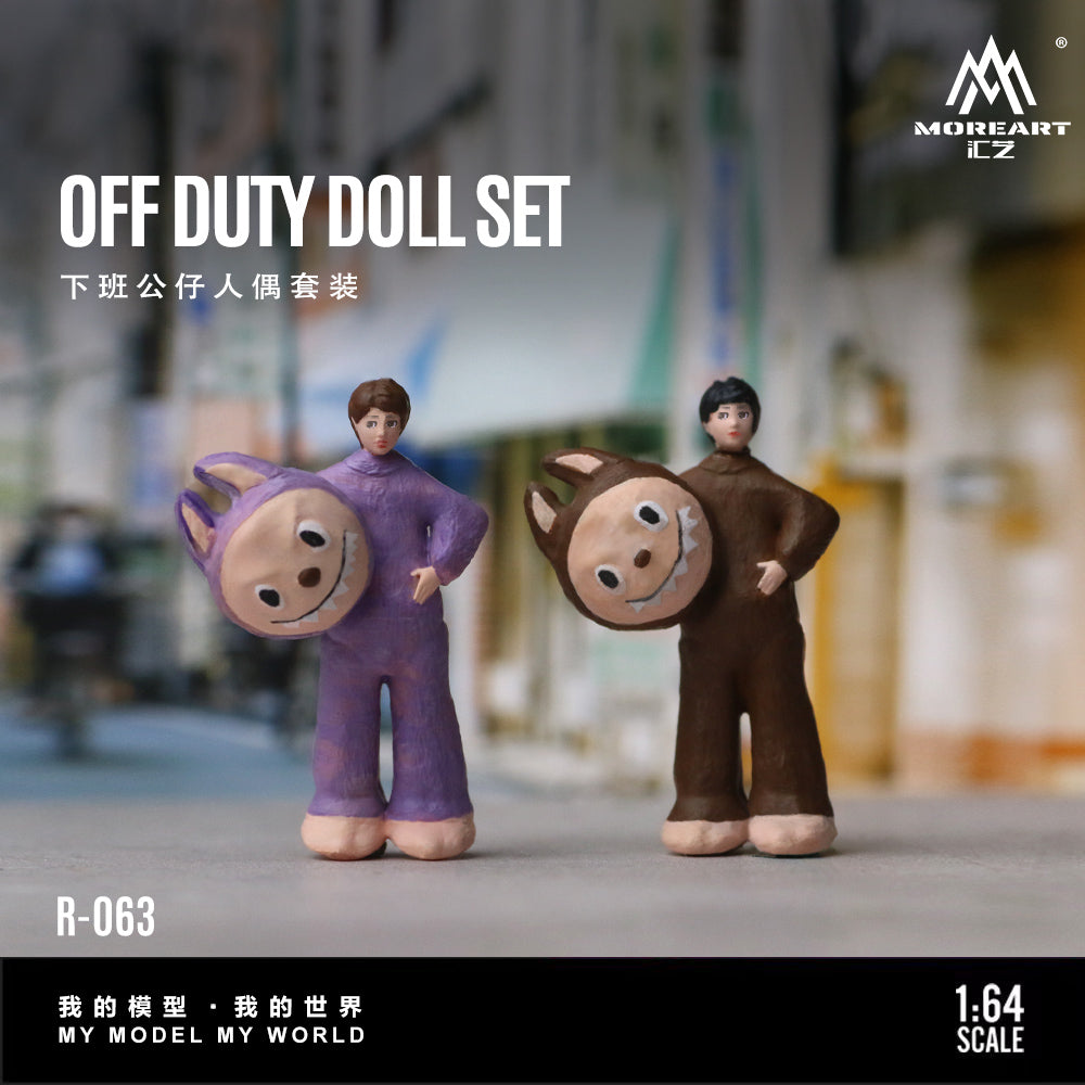 MoreArt 1:64 Off Duty Doll Set MO223063