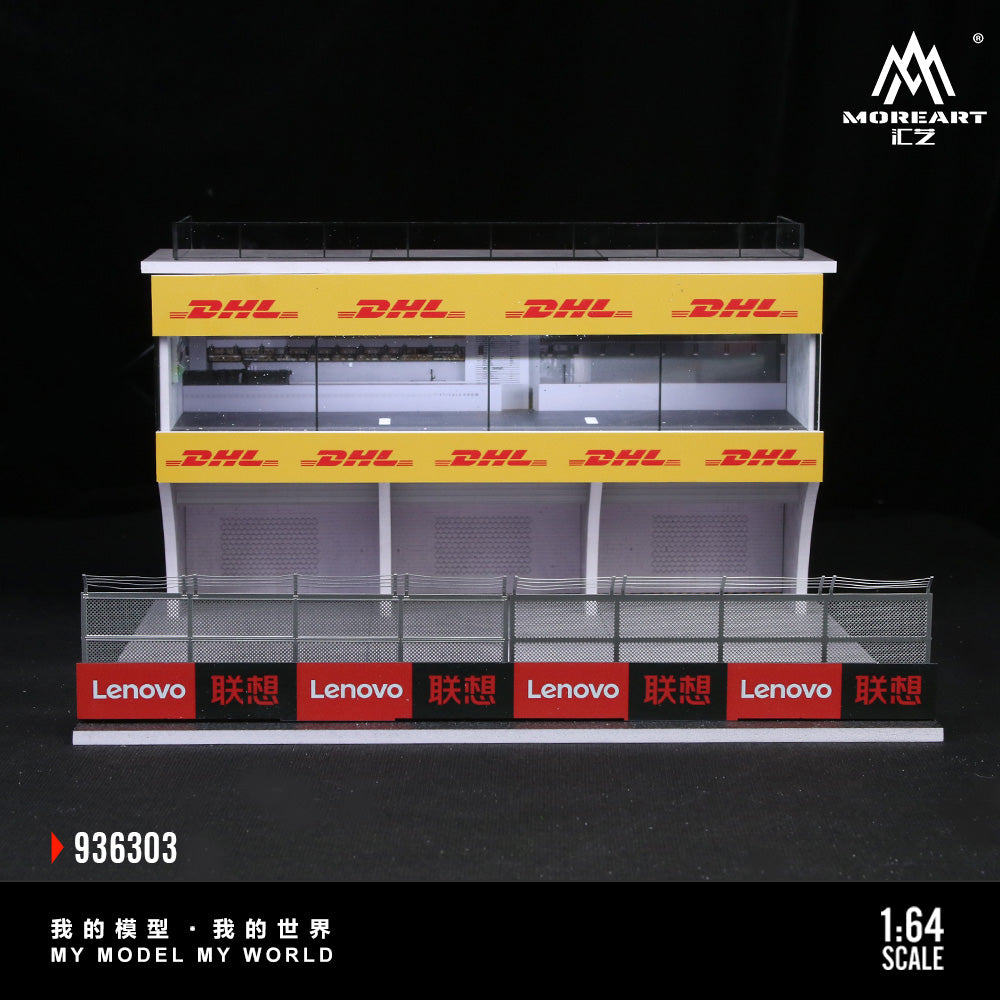 (Preorder) MoreArt 1:64 Porsche Cerrera Cup Asia THREE-DIMENSIONAL CUBE SENCE Diorama MO936303