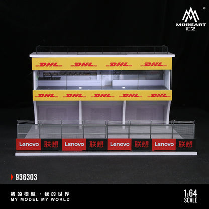 (Preorder) MoreArt 1:64 Porsche Cerrera Cup Asia THREE-DIMENSIONAL CUBE SENCE Diorama MO936303