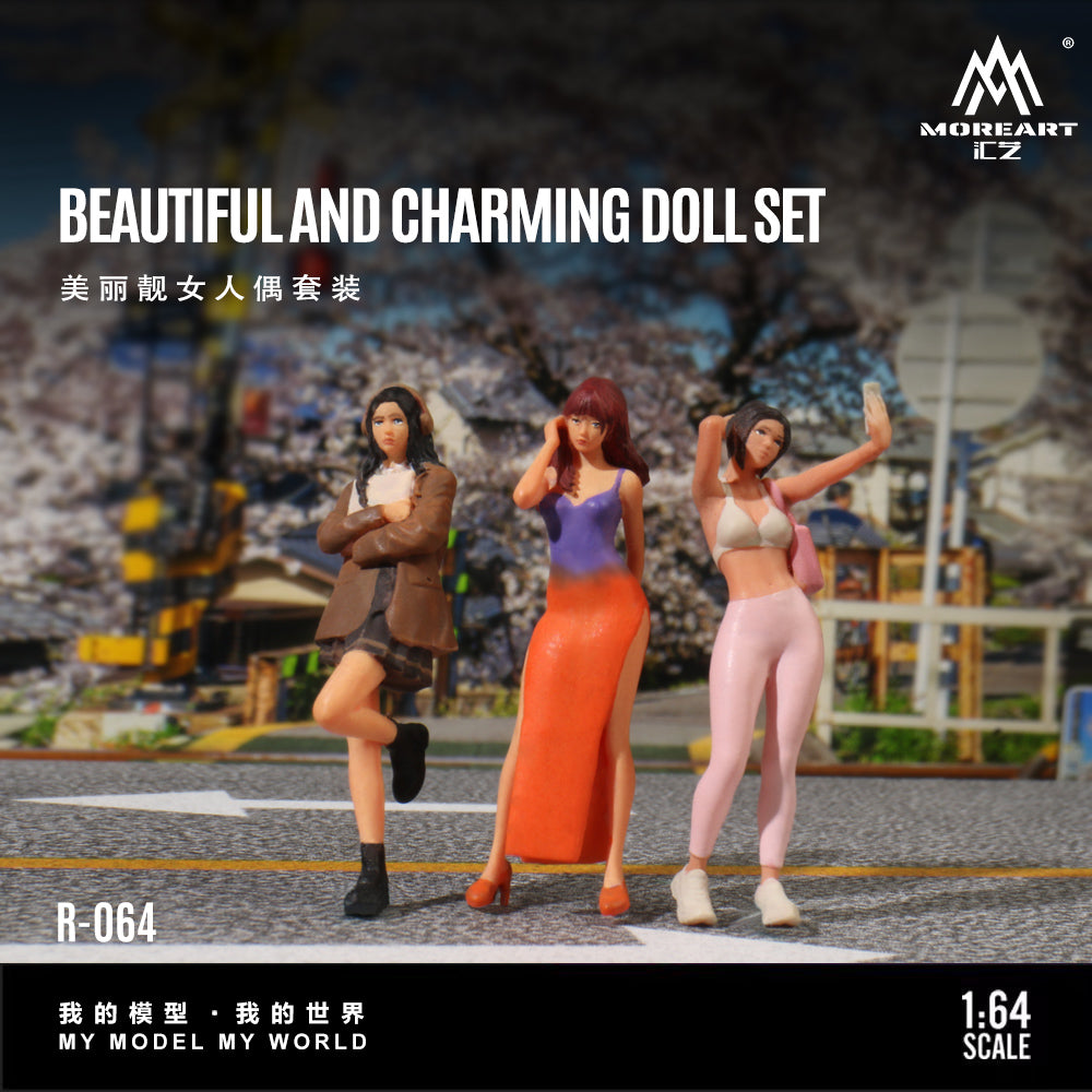 (Preorder) MoreArt 1:64 Beautiful and Charming Doll Set MO223064