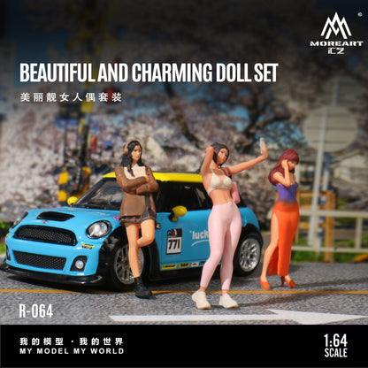 (Preorder) MoreArt 1:64 Beautiful and Charming Doll Set MO223064