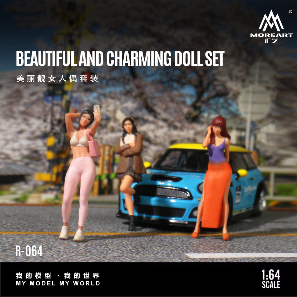 (Preorder) MoreArt 1:64 Beautiful and Charming Doll Set MO223064