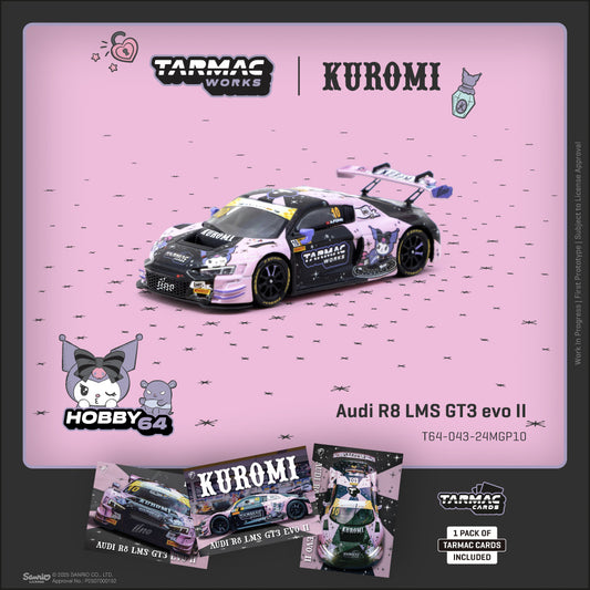 (Preorder) Tarmac Works 1:64 Audi R8 LMS GT3 evo II Macau GT Cup - FIA GT World Cup T64-043-24MGP10