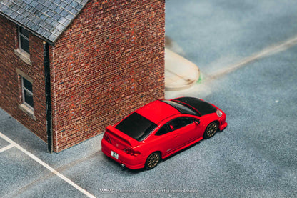 (Preorder) Tarmac Works 1:64 Honda Integra TYPE R DC5 Custom Red - licensed by Honda T64R-TL022-RE
