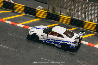 (Preorder) Tarmac Works 1:43 LB-WORKS NISSAN GT-R R35 type 2 White - licensed by Nissan T43-019-WH