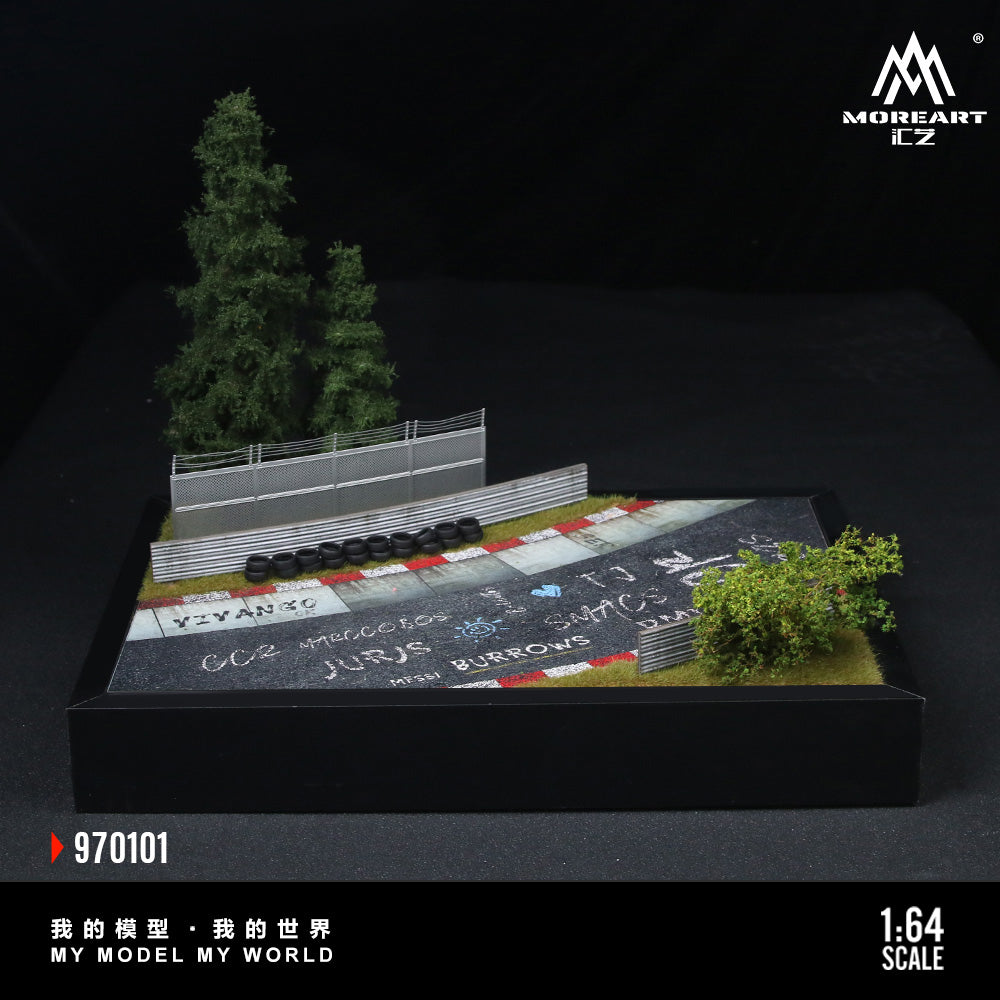 Preorder) MoreArt 1:64 Nürburgring Track 01 Model Diorama