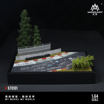(Preorder) MoreArt 1:64 Nürburgring Track 01 Model Diorama MO970101