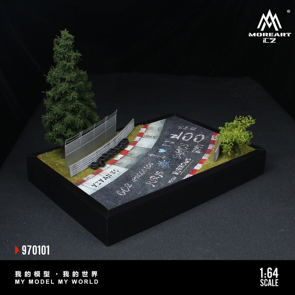 (Preorder) MoreArt 1:64 Nürburgring Track 01 Model Diorama MO970101