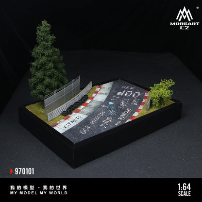 (Preorder) MoreArt 1:64 Nürburgring Track 01 Model Diorama MO970101