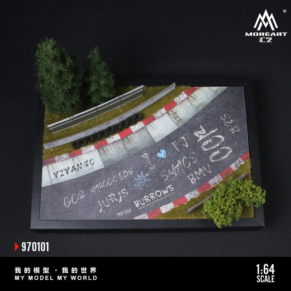 (Preorder) MoreArt 1:64 Nürburgring Track 01 Model Diorama MO970101