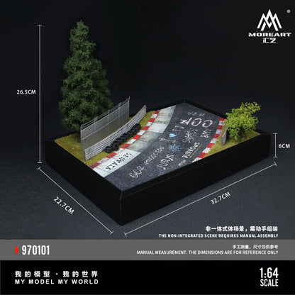 (Preorder) MoreArt 1:64 Nürburgring Track 01 Model Diorama MO970101