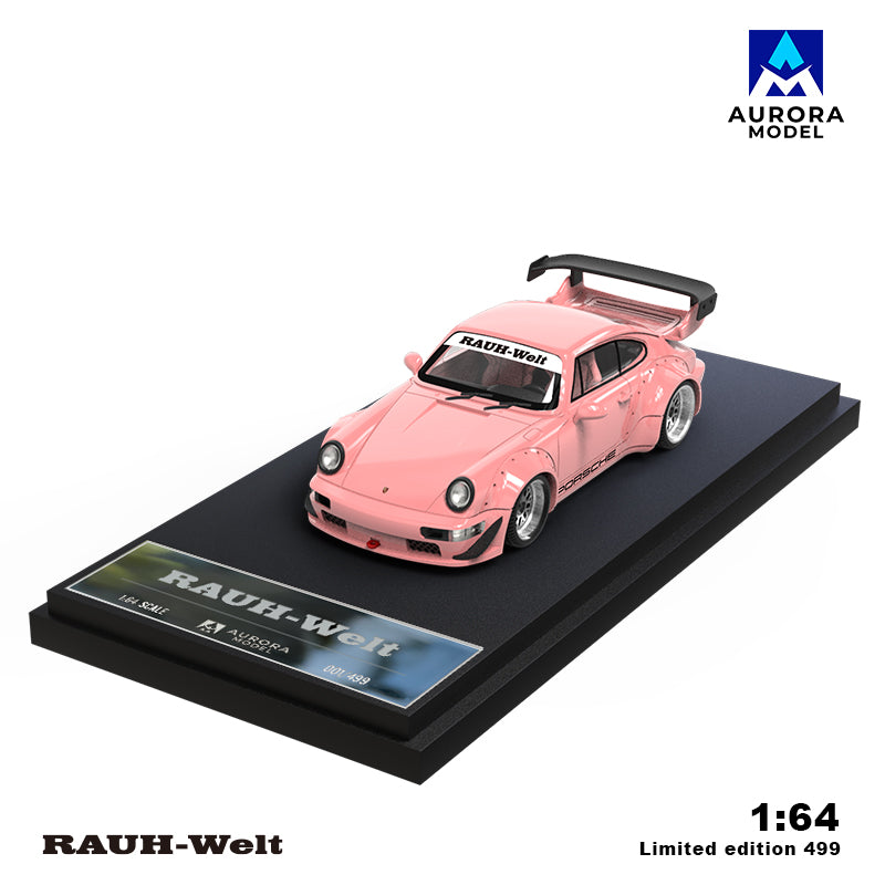 (Preorder) Aurora Model 1:64 Porsche RWB 964 Candy Pink/Matelic Red AM640880/AM640881 [4 Versions]