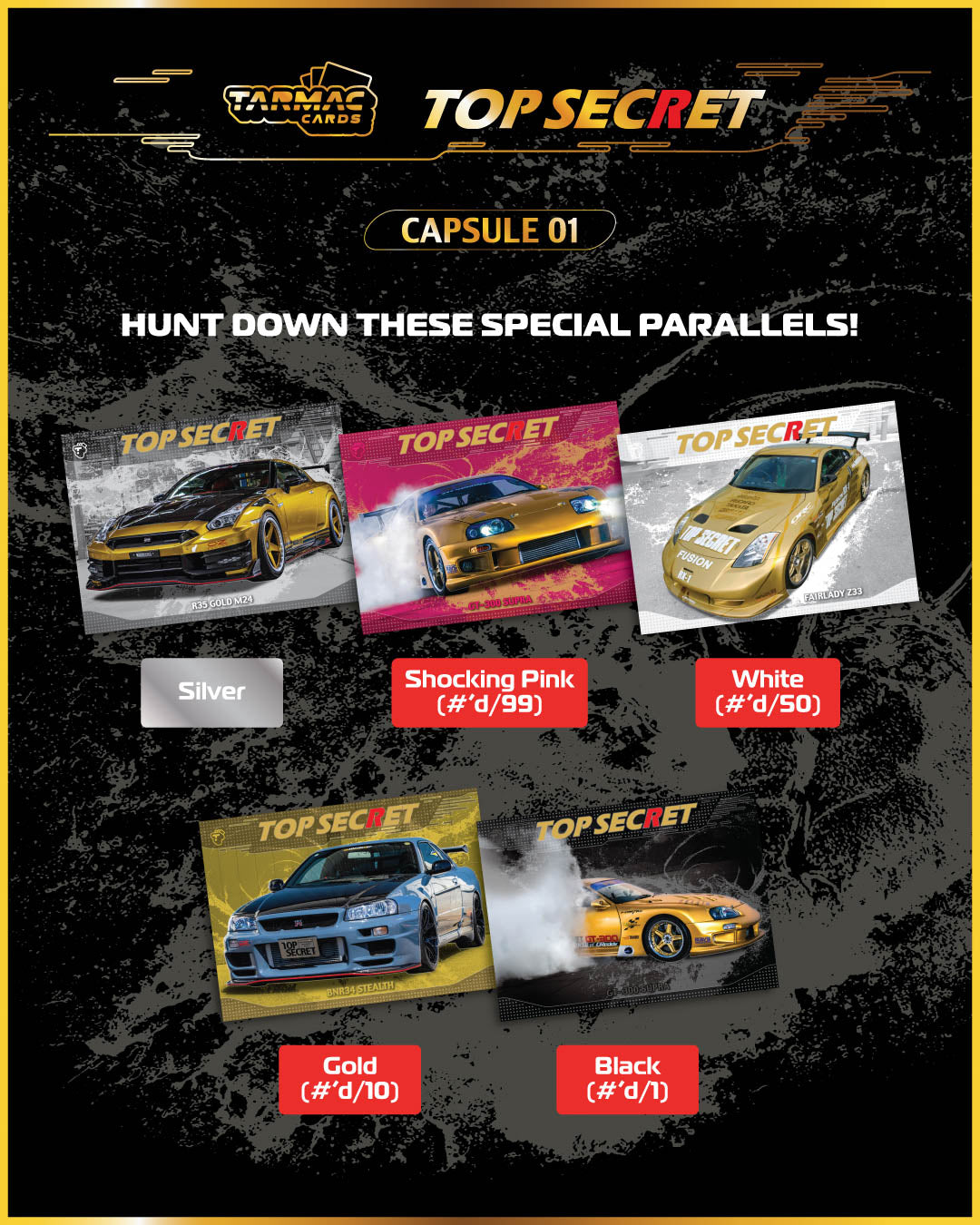 (Preorder) Tarmac Cards Top Secret Capsule 01 One Pack/One Box TC-TSE-01 [2 Versions]