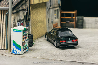 (Preorder) Tarmac Works 1:64 Mercedes-Benz 190 E 2.3-16 Blue-Black metallic T64G-047-BK