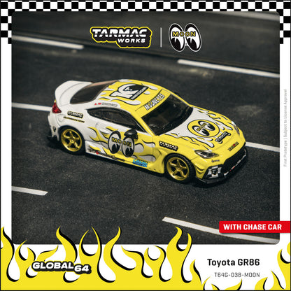 (Preorder) Tarmac Works 1:64 Toyota GR86 MOONEYES T64G-038-MOON