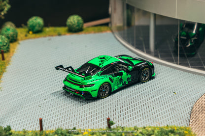 (Preorder) Tarmac Works 1:64 Porsche 911 GT3 Cup (992) Fire Monkey Motorsport T64-093-FMM