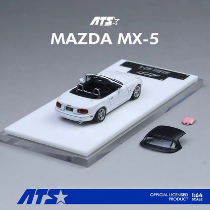 (Preorder) ATS Models 1:64 Mazda MX-5 White/Pink ATS880101 [2 Colors]