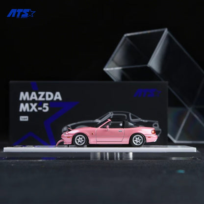 (Preorder) ATS Models 1:64 Mazda MX-5 White/Pink ATS880101 [2 Colors]