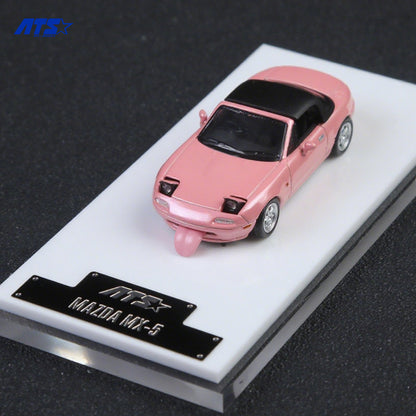 (Preorder) ATS Models 1:64 Mazda MX-5 White/Pink ATS880101 [2 Colors]