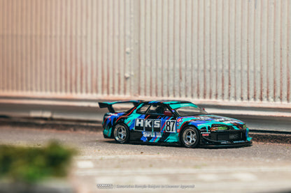 (Preorder) Tarmac Works 1:64 Nissan Skyline (R32) Widebody HKS T64G-061-HKS