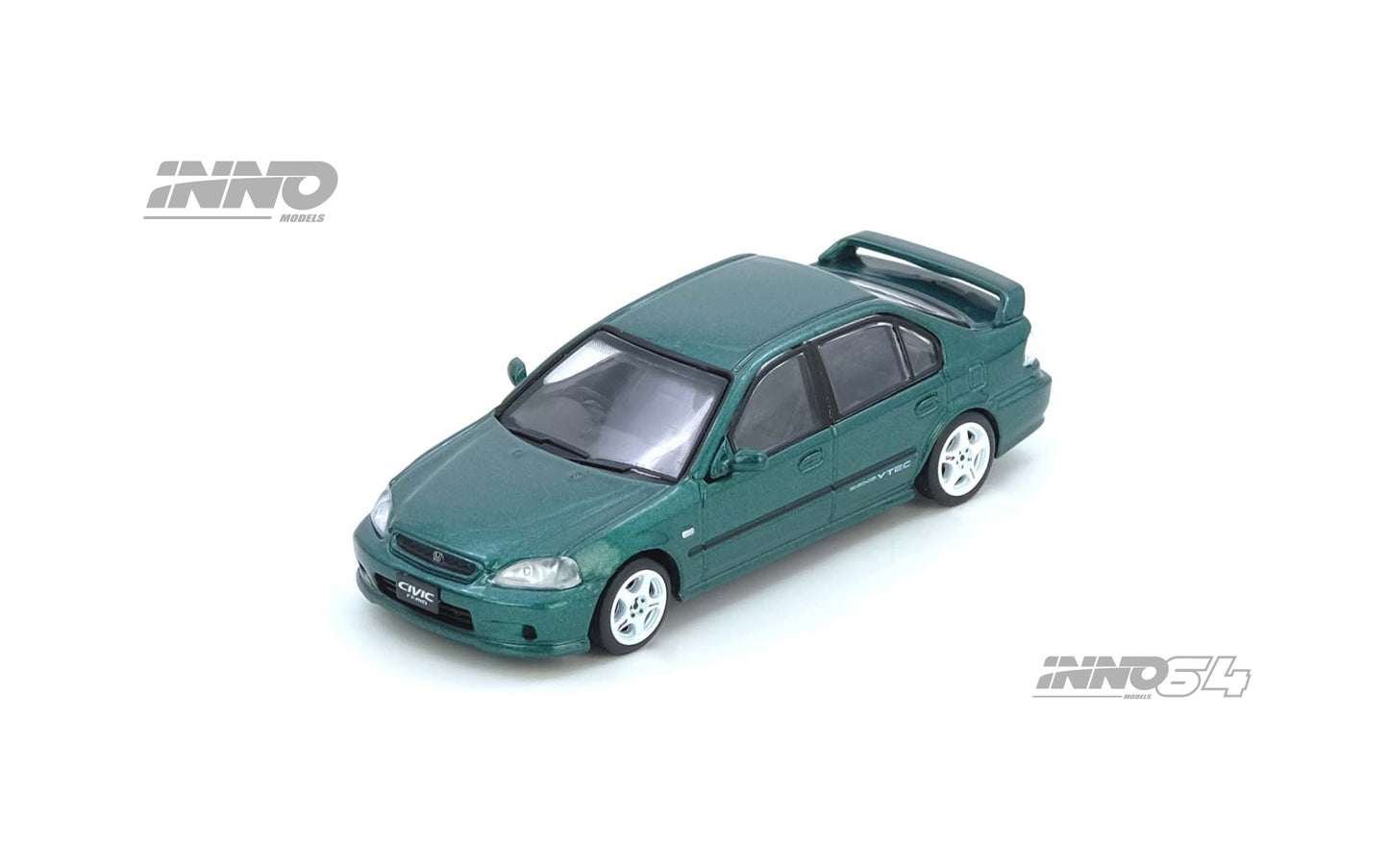 (Preorder) Inno64 1:64 HONDA CIVIC Ferio Si (EK) Green IN64-EKS-GREEN