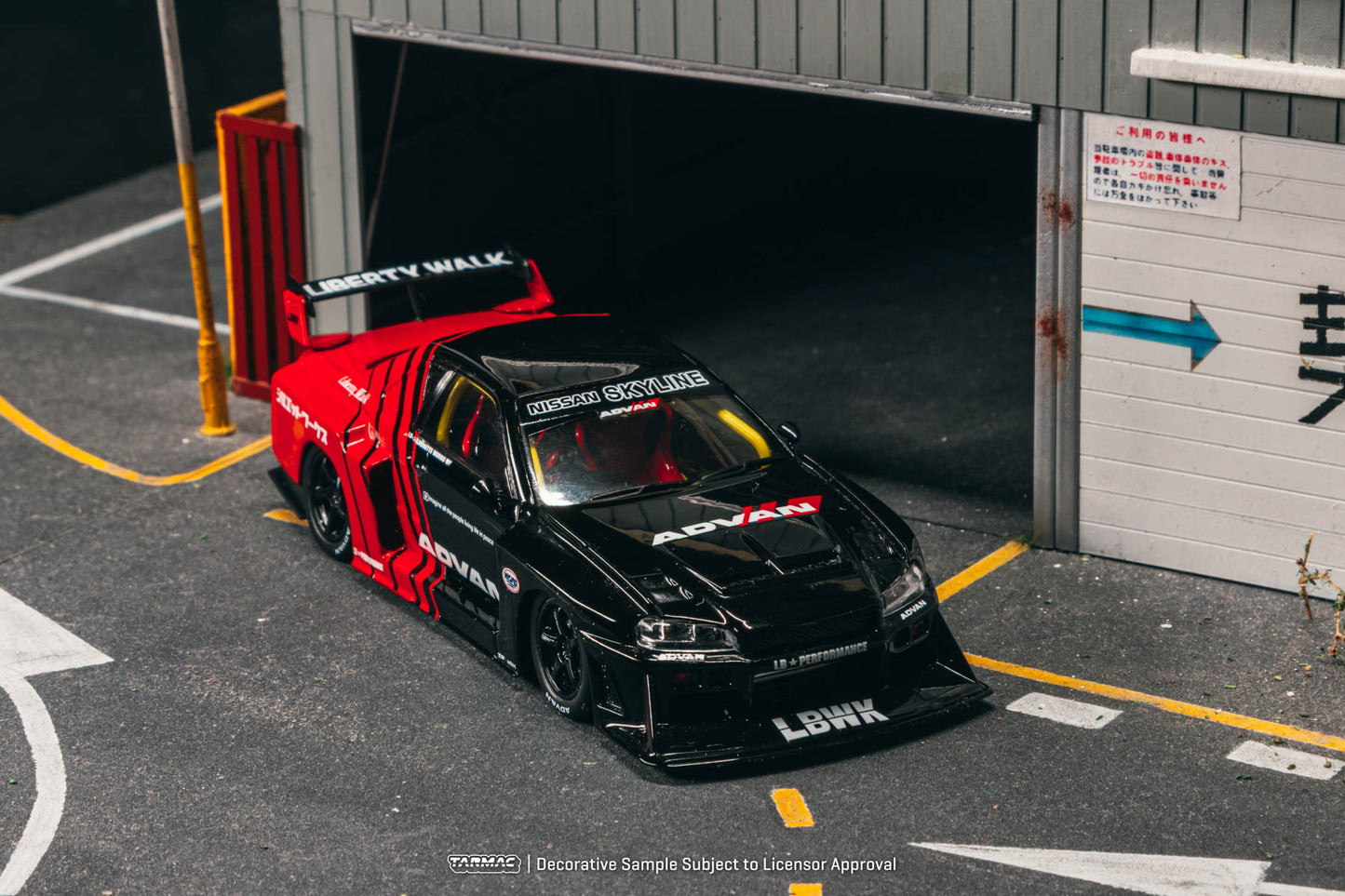 (Preorder) Tarmac Works 1:43 LB-ER34 Super Silhouette SKYLINE ADVAN T43-021-ADV