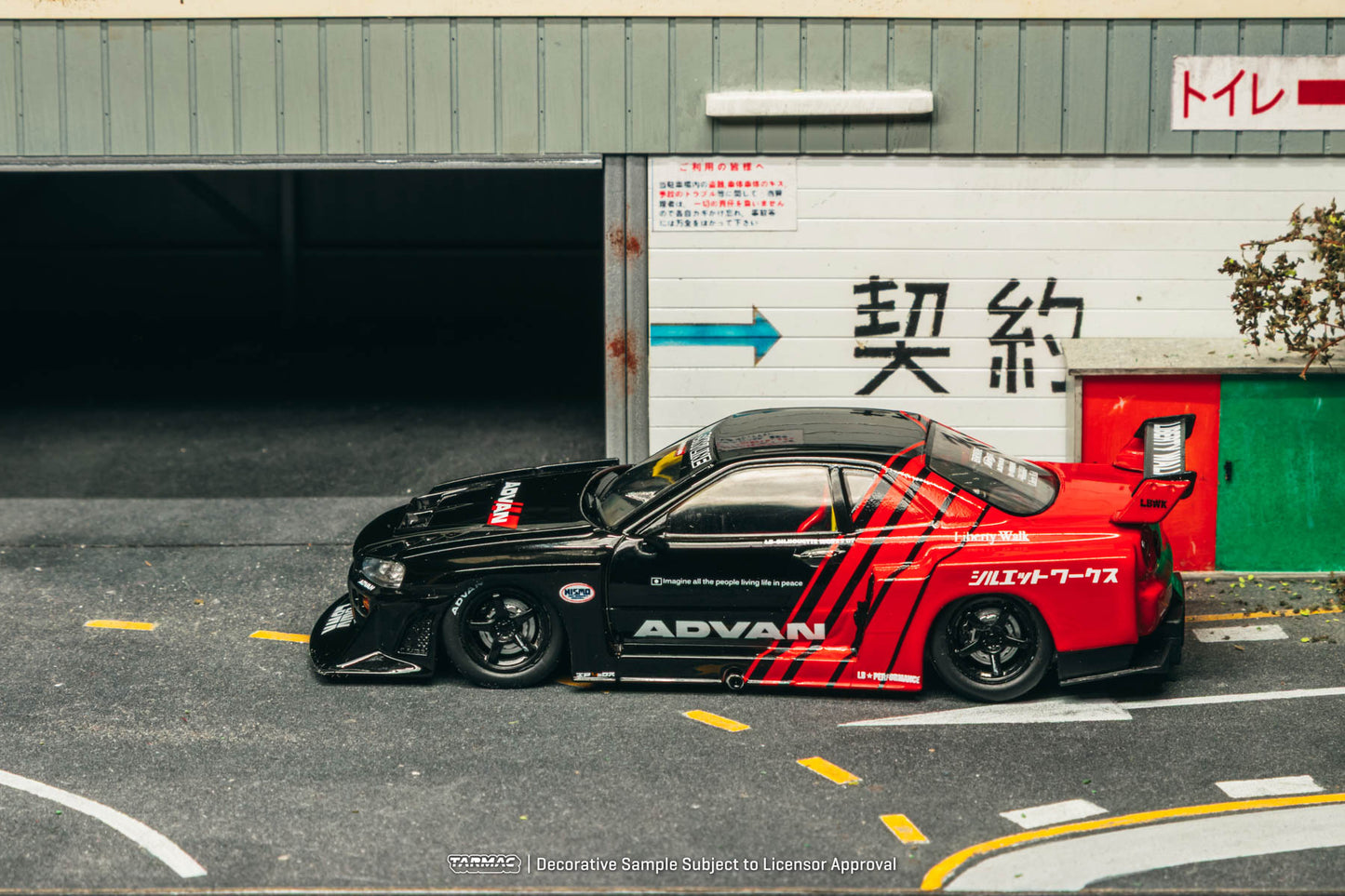 (Preorder) Tarmac Works 1:43 LB-ER34 Super Silhouette SKYLINE ADVAN T43-021-ADV